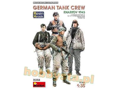 German Tank Crew. Kharkov 1943. Resin Heads - image 1