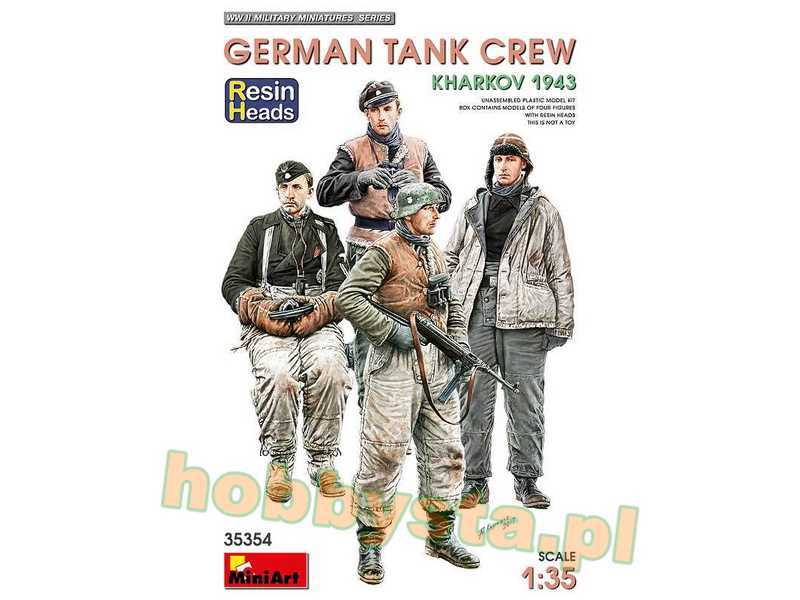 German Tank Crew. Kharkov 1943. Resin Heads - image 1