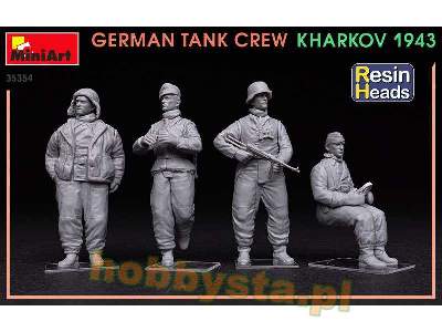 German Tank Crew. Kharkov 1943. Resin Heads - image 2