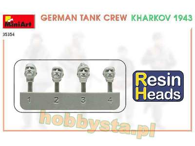 German Tank Crew. Kharkov 1943. Resin Heads - image 3