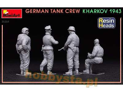 German Tank Crew. Kharkov 1943. Resin Heads - image 12