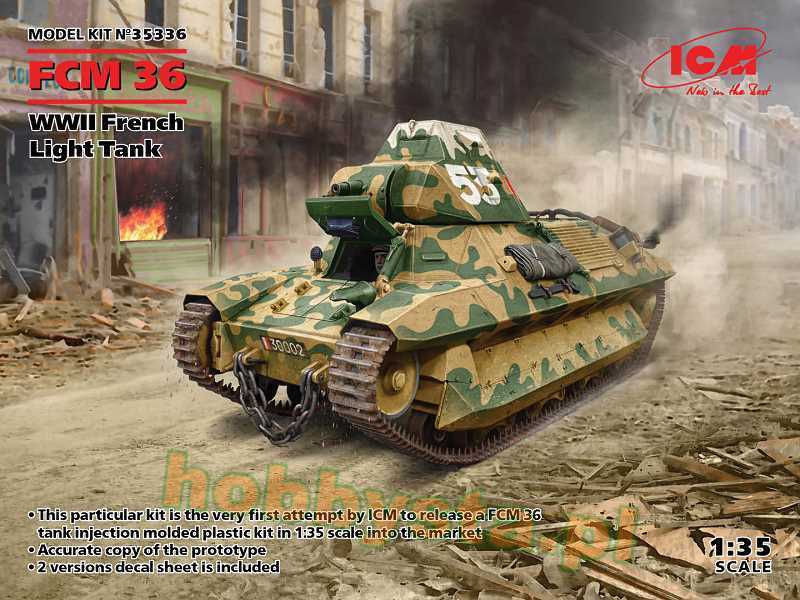 FCM 36, WWII French Light Tank  - image 1