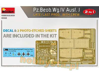 Pz.Beob.Wg.Iv Ausf. J Late/last Prod. 2 In 1 W/crew - image 2