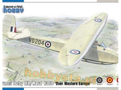 Grunau Baby IIB/Nord 1300 Over Western Europe - image 1