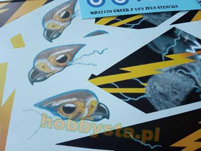 Greek F-16c Block 52 ZeUS Demo Team 2015 Decal + Masks - image 6