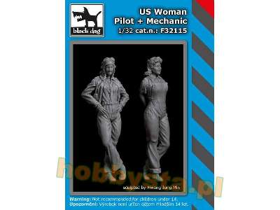 US Woman Pilot + Mechanic - image 1