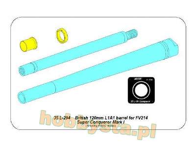 British 120mm L1A1 barrel for FV214 Super Conqueror Mark I - image 11