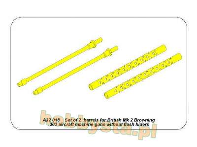 2 barrels for Mk 2 Browning .303 a.guns without flash hiders - image 5