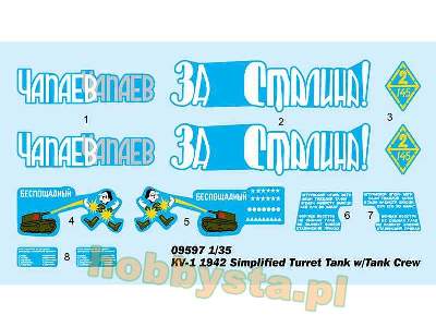 Kv-1 1942 Simplified Turret Tank W/tank Crew - image 2