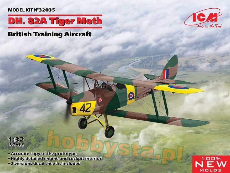 DH. 82A Tiger Moth British Training Aircraft  - image 1