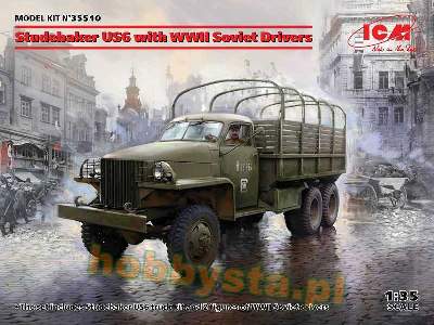 Studebaker US6 with WWII Soviet Drivers - image 1