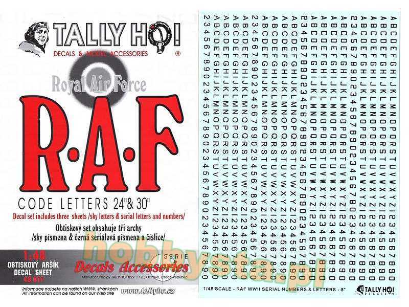 RAF Code Letters - image 1