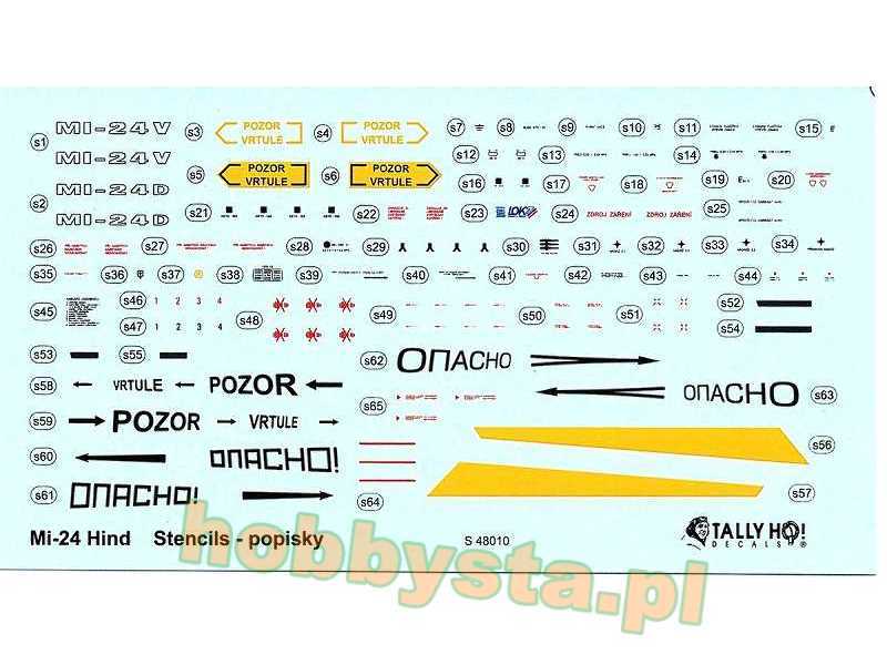 Mi-24 Stencils Cz - image 1