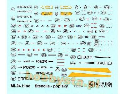 Mi-24 Stencils - Cs - image 1