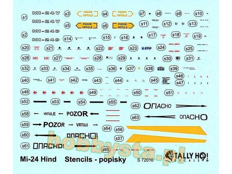 Mi-24 Stencils - Cs - image 1