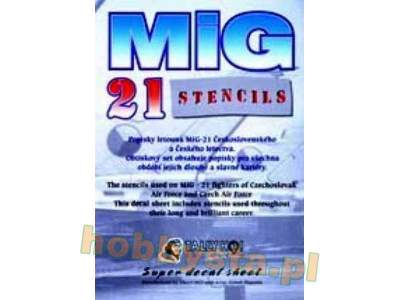 Mig-21 Stencils - Cs - image 3
