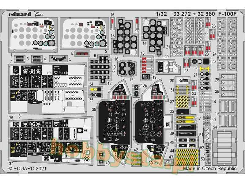 F-100F interior 1/32 - image 1