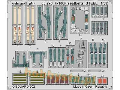 F-100F seatbelts STEEL 1/32 - image 1