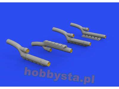 Bf 110G-4 exhaust stacks 1/48 - Eduard - image 10