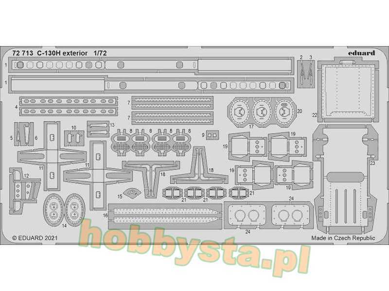 C-130H exterior 1/72 - Zvezda - image 1