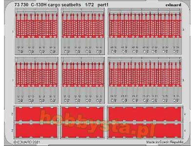 C-130H cargo seatbelts 1/72 - Zvezda - image 1