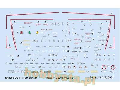 P-39 stencils 1/48 - image 1