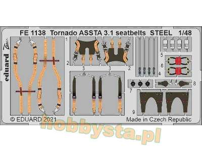 Tornado ASSTA 3.1 seatbelts STEEL 1/48 - image 1