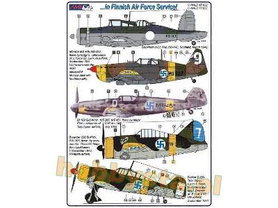 B.Roc, Ms 406, Bf 109 G-6, Buffalo, Fokker D.Xxi, I-153 - image 2