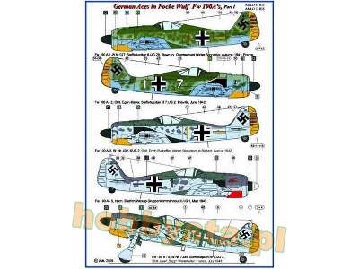 German Aces In Focke Wulf Fw 190a S Part I - image 2