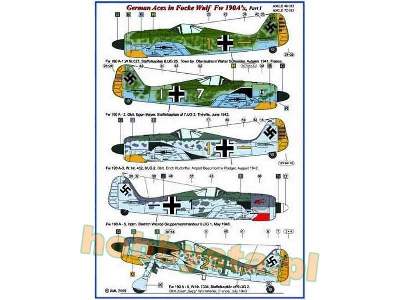 German Aces In Focke Wulf Fw 190a S Part I - image 1