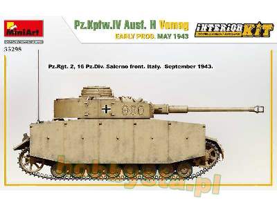 Pz.Kpfw.Iv Ausf. H Vomag. Early Prod. May 1943. Interior Kit - image 5
