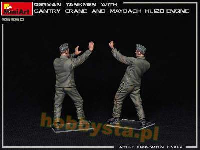 German Tankmen With Gantry Crane &#038; Maybach Hl 120 Engine - image 19