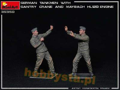 German Tankmen With Gantry Crane &#038; Maybach Hl 120 Engine - image 20