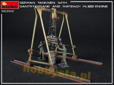 German Tankmen With Gantry Crane &#038; Maybach Hl 120 Engine - image 21