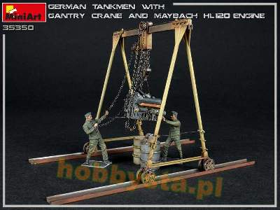 German Tankmen With Gantry Crane &#038; Maybach Hl 120 Engine - image 22