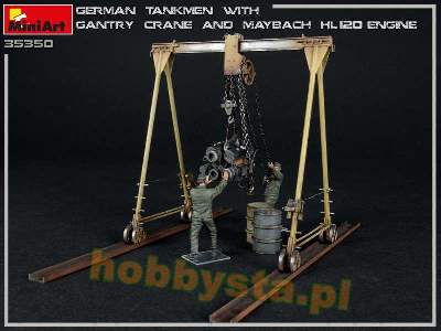 German Tankmen With Gantry Crane &#038; Maybach Hl 120 Engine - image 23