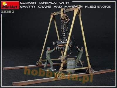 German Tankmen With Gantry Crane &#038; Maybach Hl 120 Engine - image 24