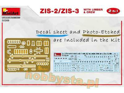 Zis-2/zis-3 With Limber &#038; Crew. 2 In 1 - image 3