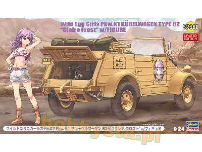 52160 Wild Egg Girls No.02 Pkw.K1 Kubelwagen Type 82 Claire Fros - image 1