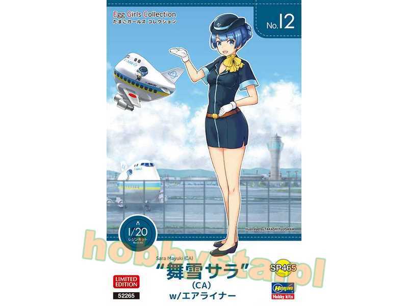 52265 Egg Girls Collection 12 Sara Mayuki (Ca) W/Airliner 1:20 F - image 1