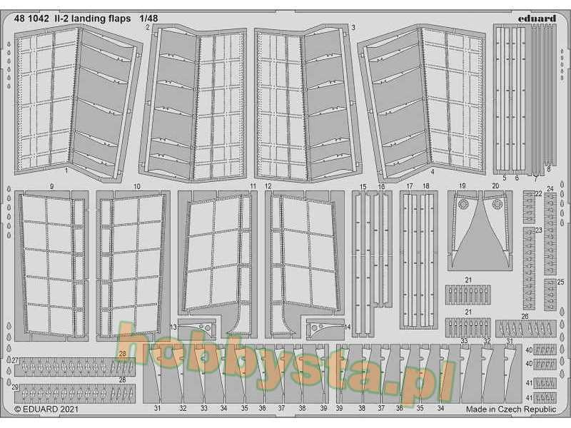 Il-2 landing flaps 1/48 - image 1
