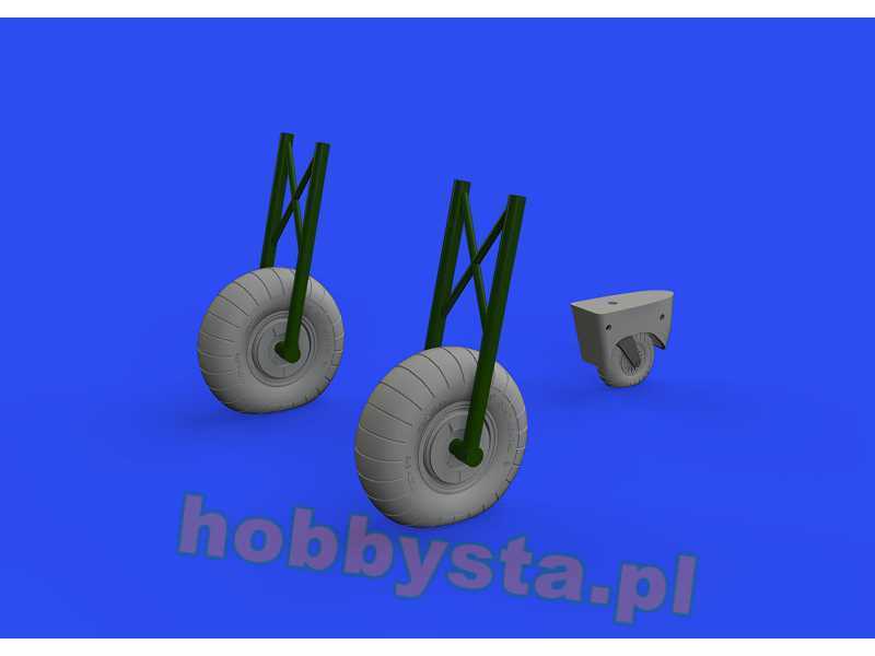 Do 17Z wheels 1/48 - Eduard - image 1 Do 17Z wheels 1/48 - Eduard - image 1