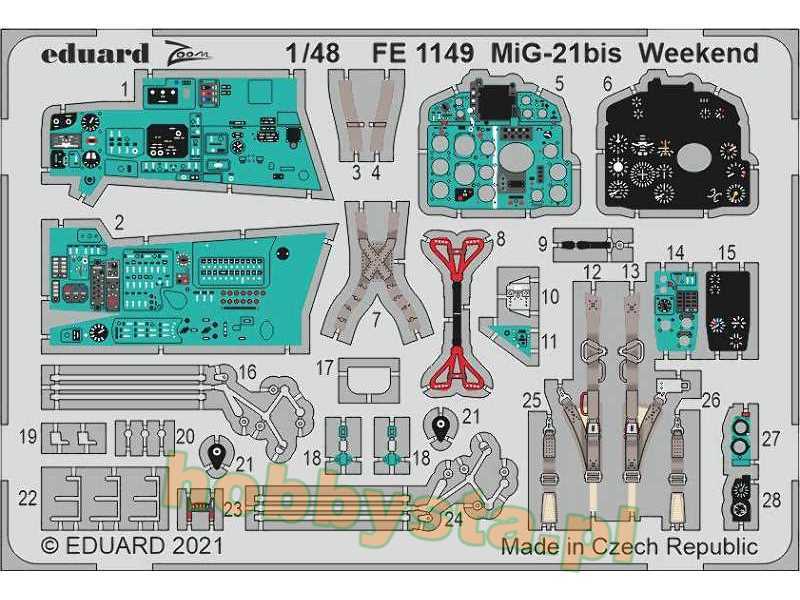 MiG-21bis Weekend 1/48 - image 1