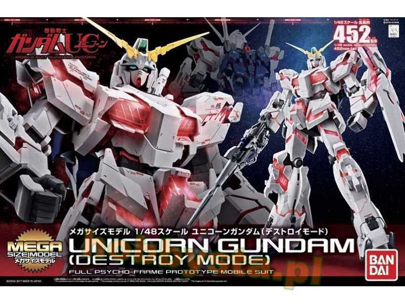 Unicorn Gundam Destroy Mode (Gundam 83836) - image 1