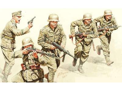 German Infantry, DAK, WWII, North Africa desert battles series - image 1