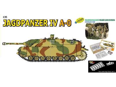 Jagdpanzer IV A-0 + Panzer Lehr Division figures and Magic Track - image 1