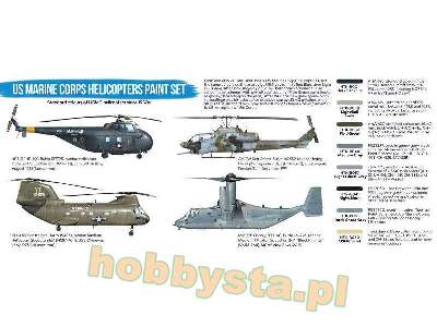 Htk-bs14 US Marine Corps Helicopters Paint Set - image 2