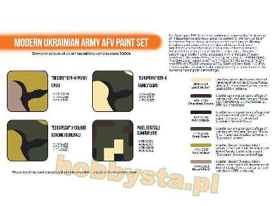 Htk-cs112 Modern Ukrainian Army Afv Paint Set - image 2