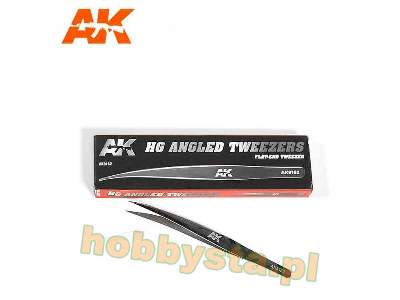 Hg Angled Tweezers 02 Flat-end - image 1