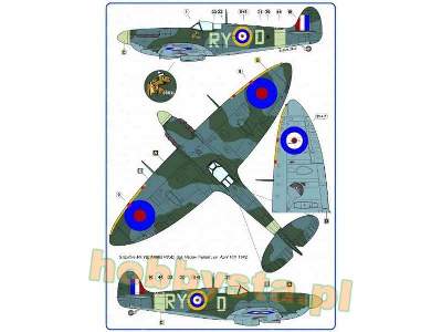 The Spitfire Mk.Ia And Vb With Drawings Of The 313th RAF Squadro - image 4